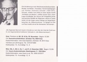 Flyer © Theater SHOWinisten/Intro Graz Spection