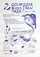 Plakat © Goldegger Blues & Folk Tage