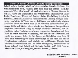 © Execration Fanzine, Nr.2, 1998