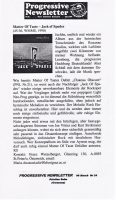 © Progressive Newsletter, März 1999