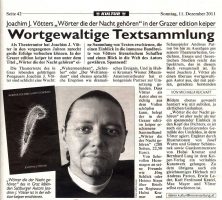 © Tageszeitung „Kronen Zeitung“, vom 11.12.2011