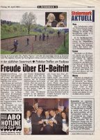 © Tageszeitung „Kronen Zeitung“, vom 30.4.2004